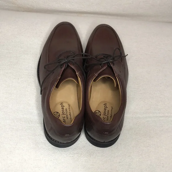 Marc Joseph New York Handcrafted in Brazil Men Size 10,5 Brown NEW never worn - Picture 6 of 12